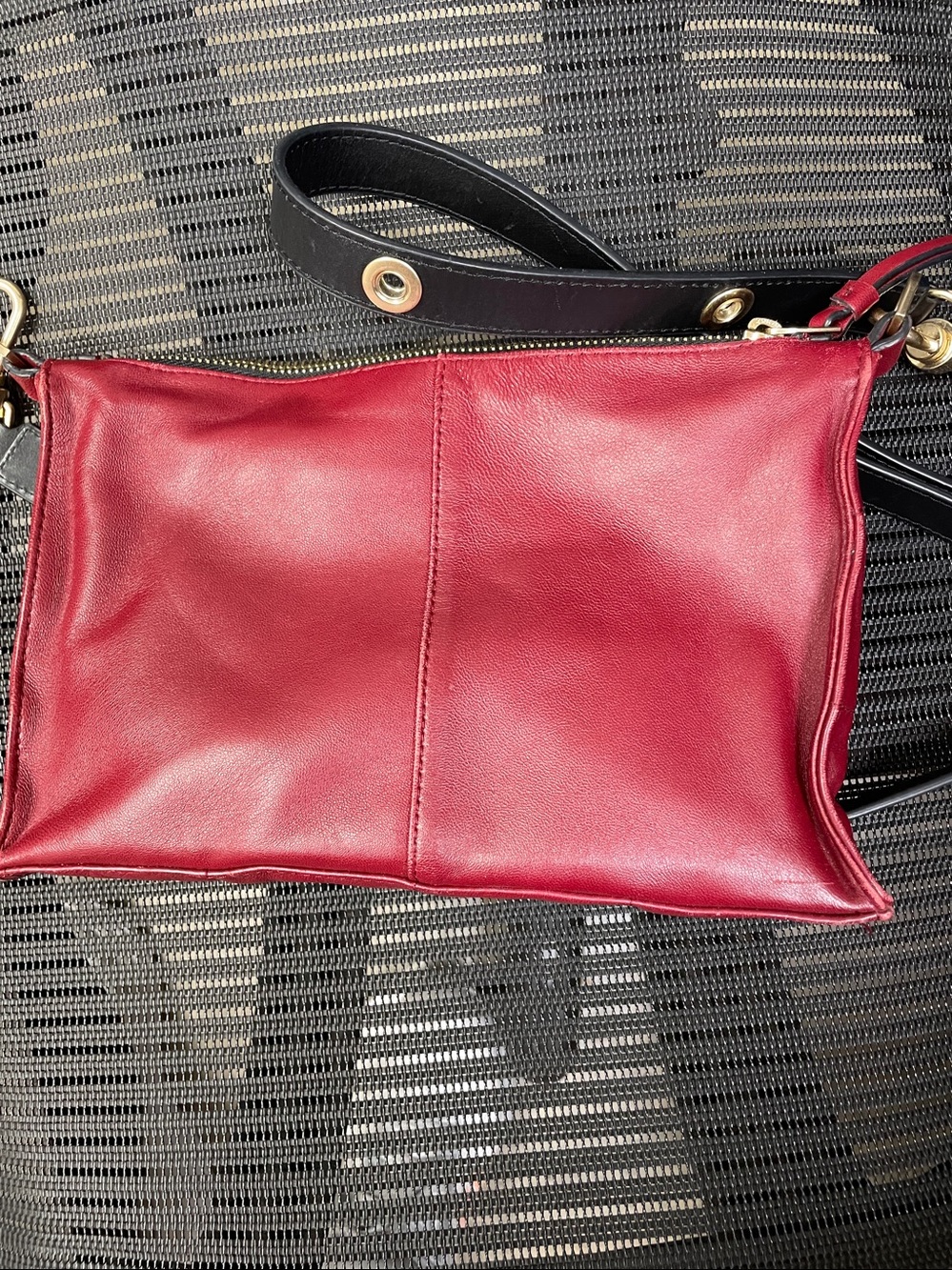 All Saints Deep red crossbody